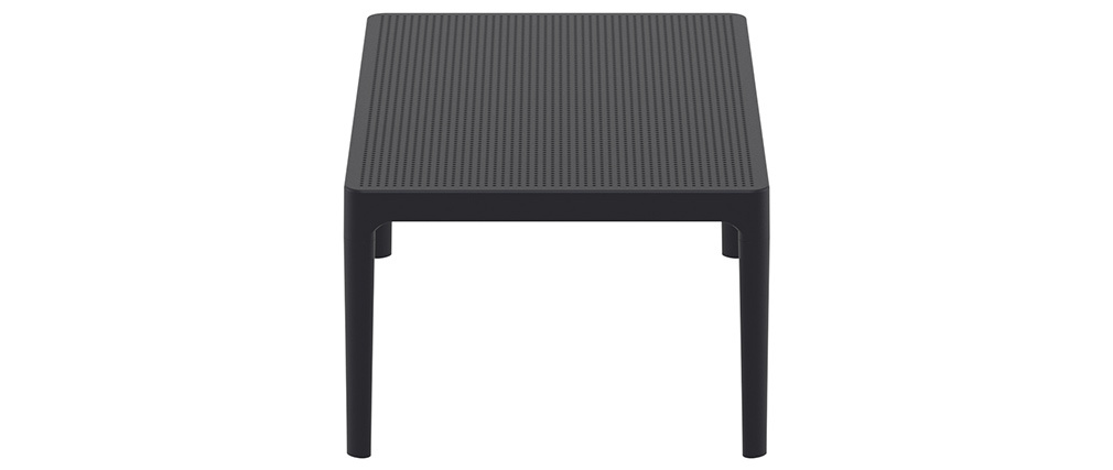 Table basse design intérieur / extérieur noir OSKOL