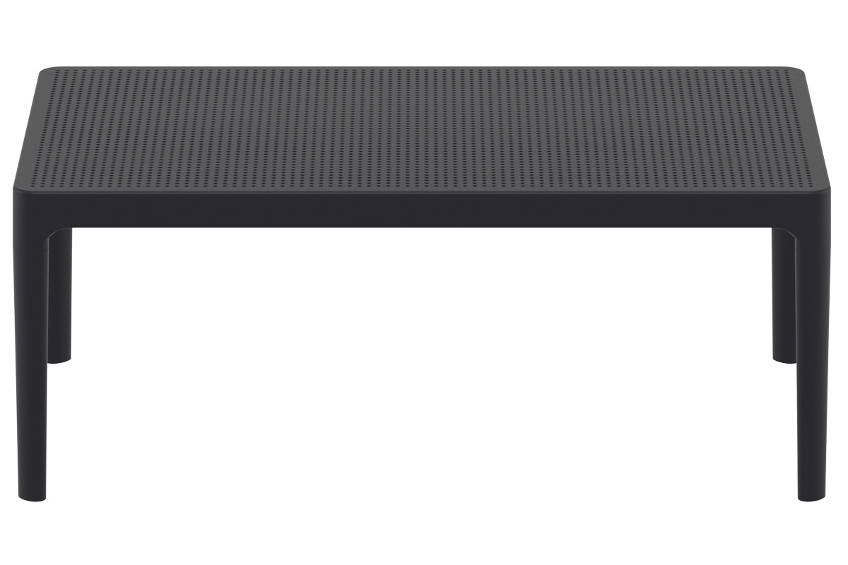 Table basse design intrieur / extrieur noir OSKOL