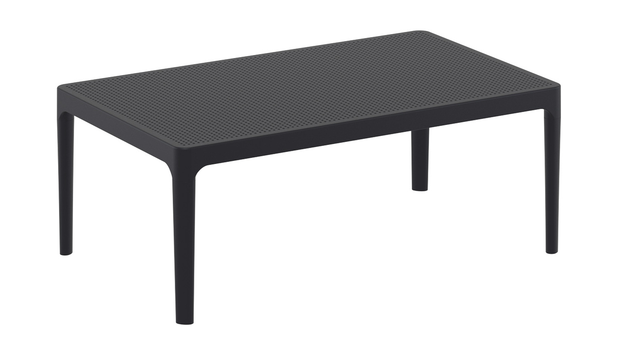 Table basse design intrieur / extrieur noir OSKOL