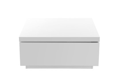 Table basse design laqu&eacute;e blanc JANA