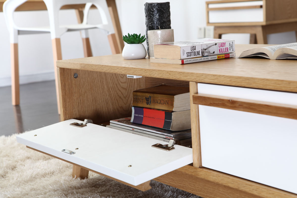 Table basse design scandinave HELIA