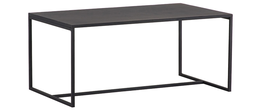 Table basse industrielle métal noir KARL