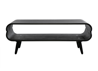 Table basse rectangulaire scandinave bois noir L118 cm TAKLA