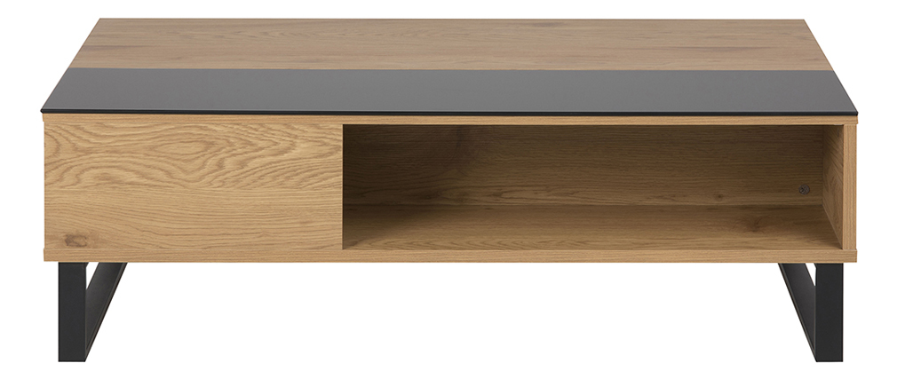 Table basse relevable en bois et m�tal WYNN