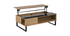 Table basse relevable en bois et m&eacute;tal WYNN