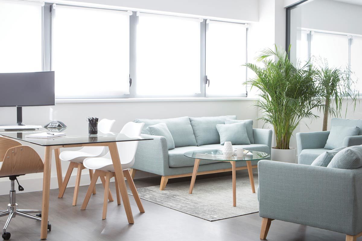 Table basse ronde design contemporain verre et bois DAVOS