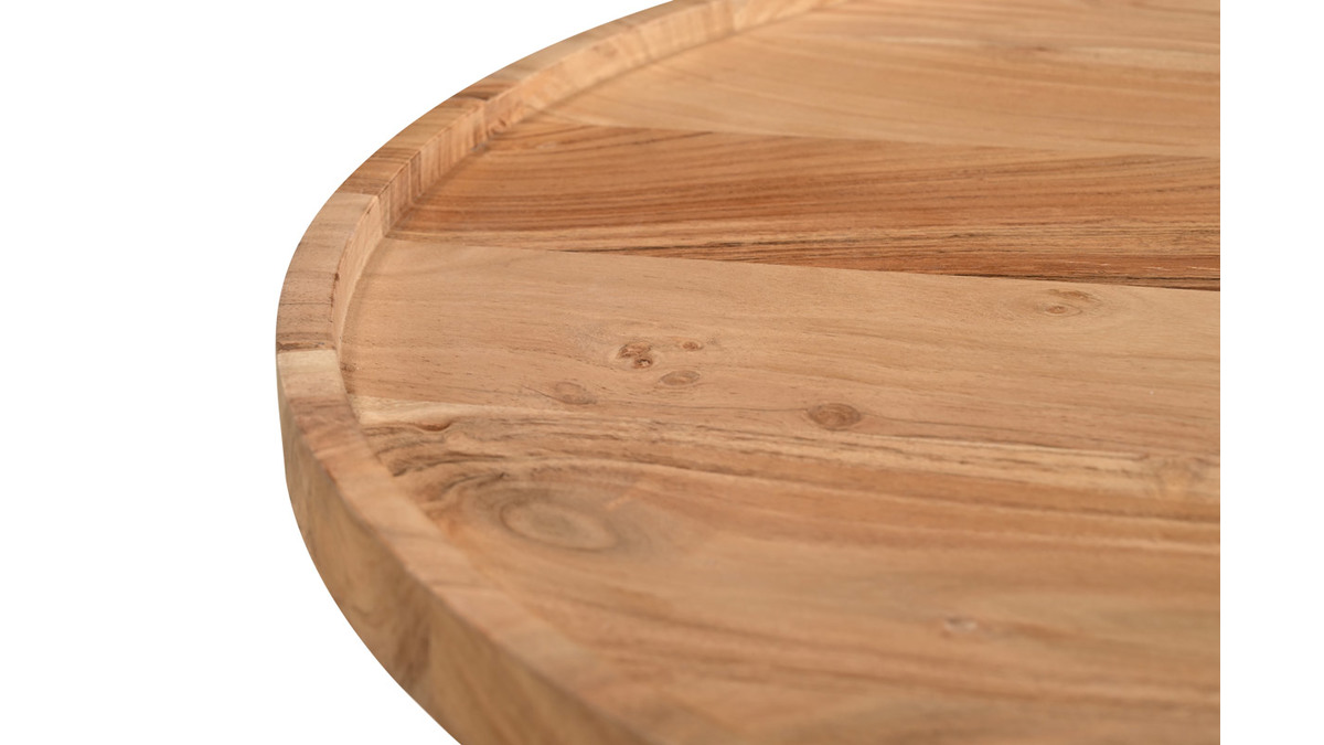 Table basse de salon contemporain 100x60x45cm effet marbre Corniola - Blanc