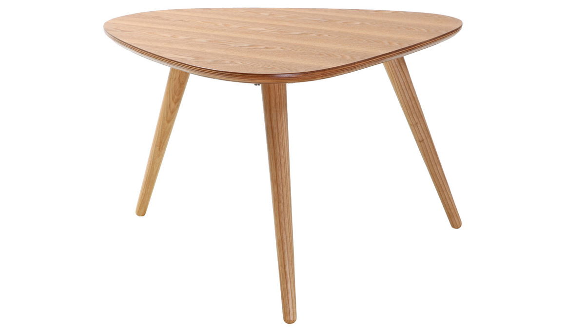 Table basse scandinave bois clair L69 cm ARTIK