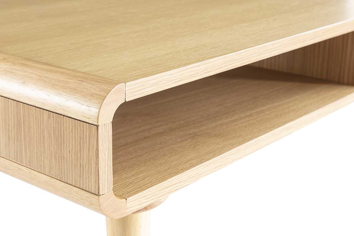 Table basse scandinave ch�ne clair L120 cm COPENHAGUE