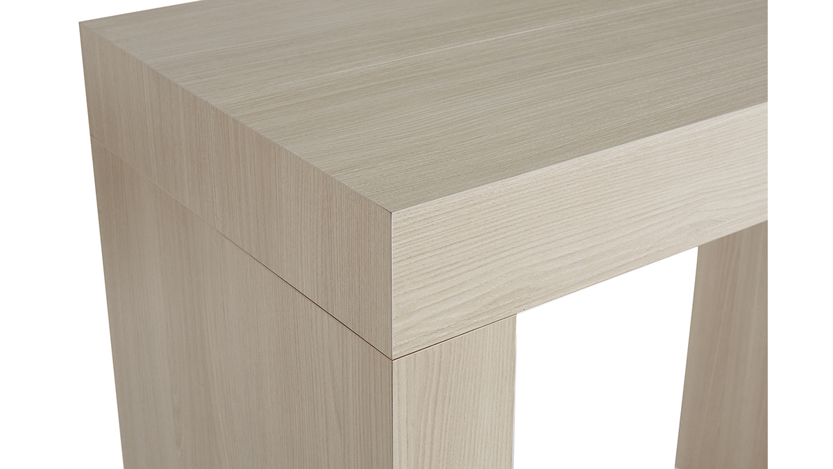 Table/console extensible design finition chêne L46-291 cm COMO