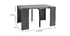 Table console extensible design noyer CALEB