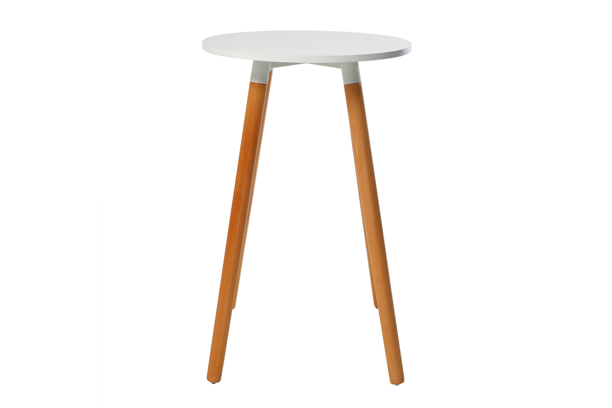 Table de bar design bois GILDA