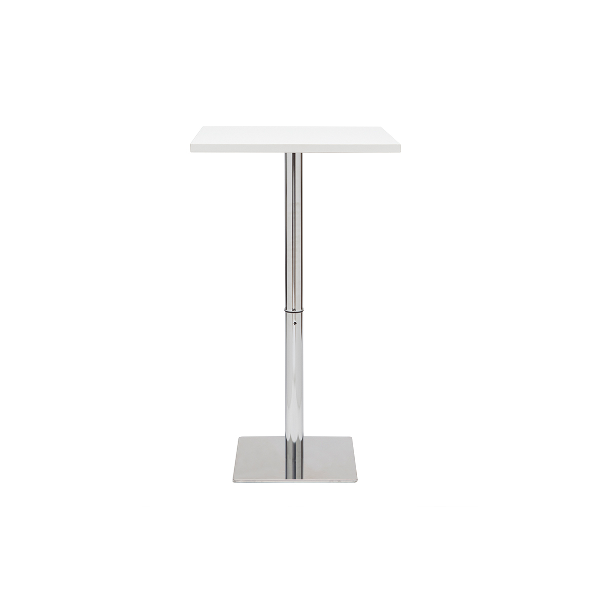 Table de bar design carrée blanche L60 cm JACK Table de bar design carrée blanche L60 cm JACK