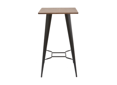 Table de bar m&eacute;tal noir HOCKER