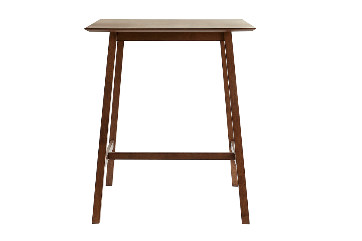 Table de bar noyer L90 cm RUSSELL
