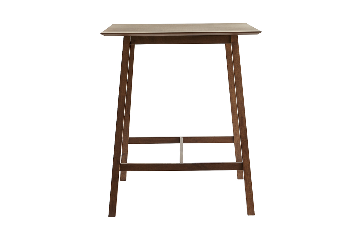 Table de bar noyer L90 cm RUSSELL