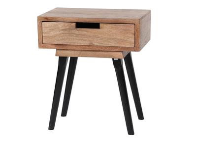 Table de chevet 1 tiroir en manguier PENJA