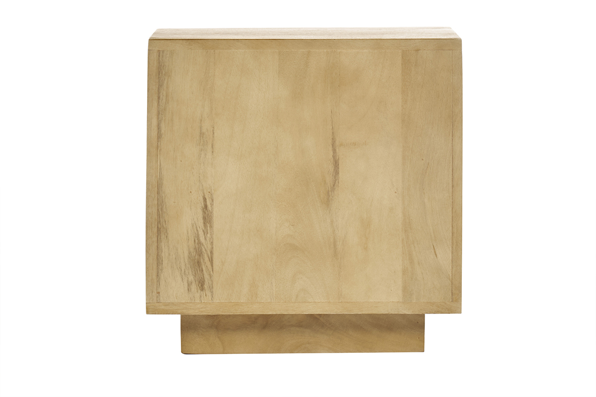 Table de chevet avec tiroir en bois manguier massif MATCHA