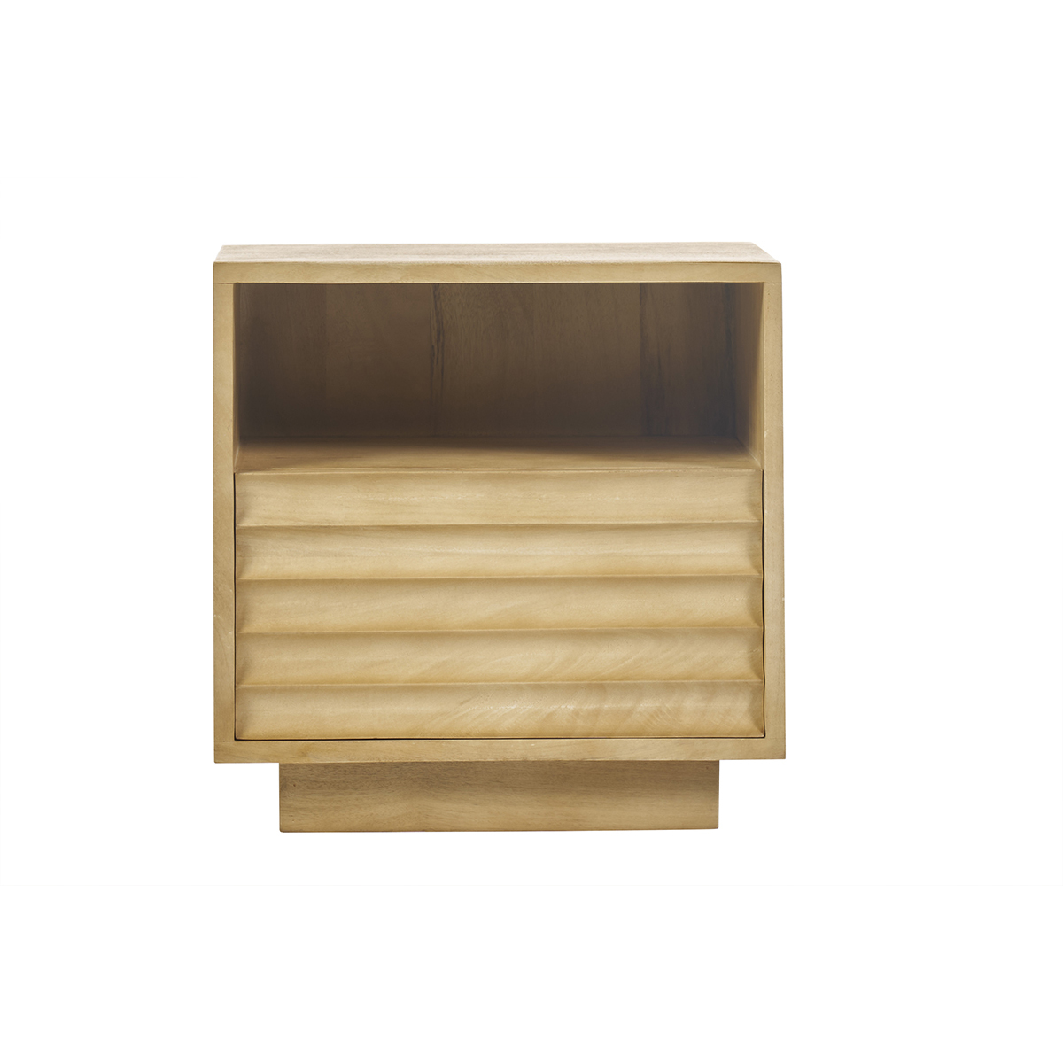 Table de chevet avec tiroir en bois manguier massif MATCHA Table de chevet avec tiroir en bois manguier massif MATCHA