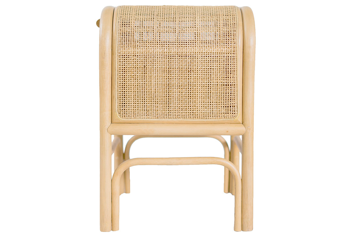 Table de chevet en rotin GALON