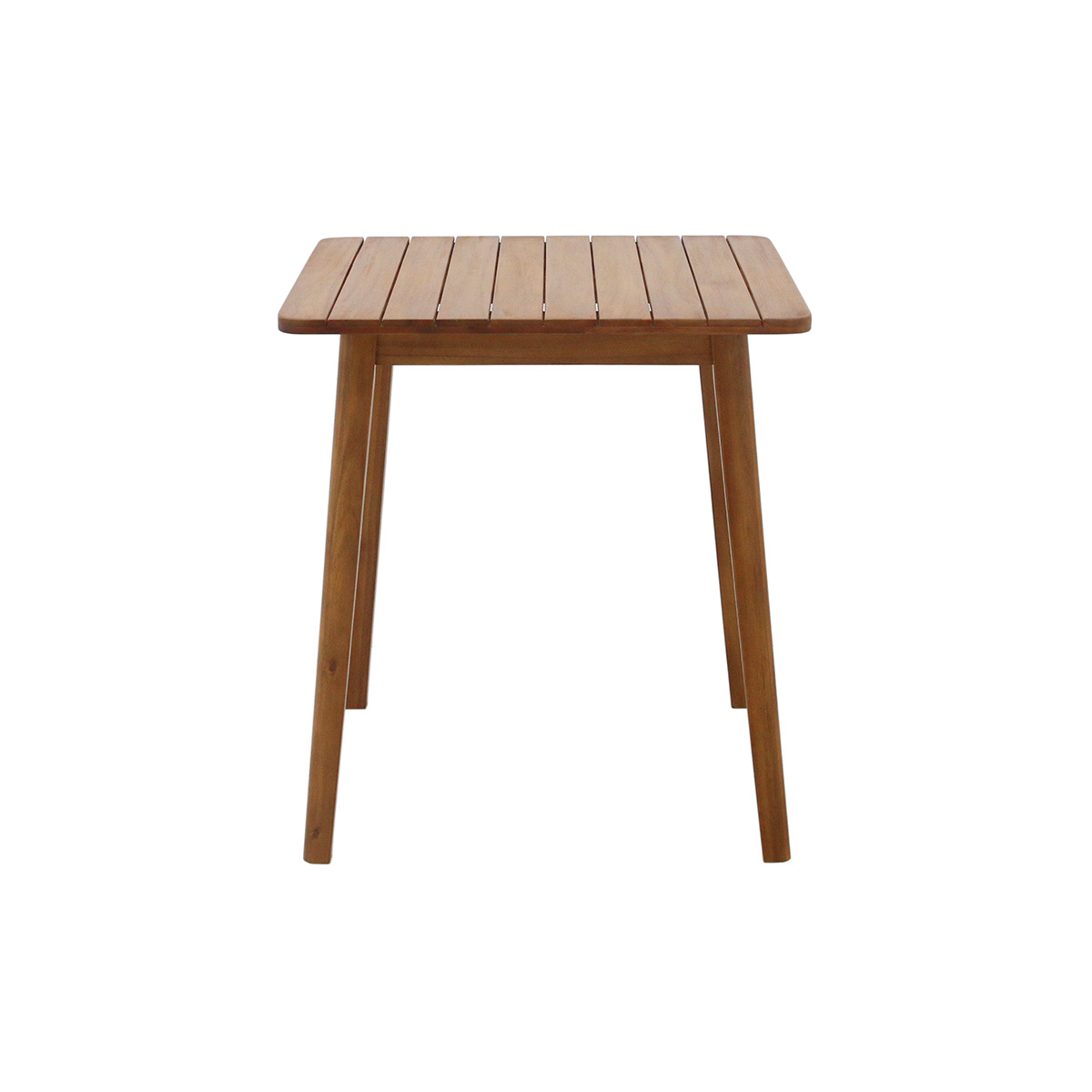 Table de jardin carrée en bois massif L70 cm ADELIE
