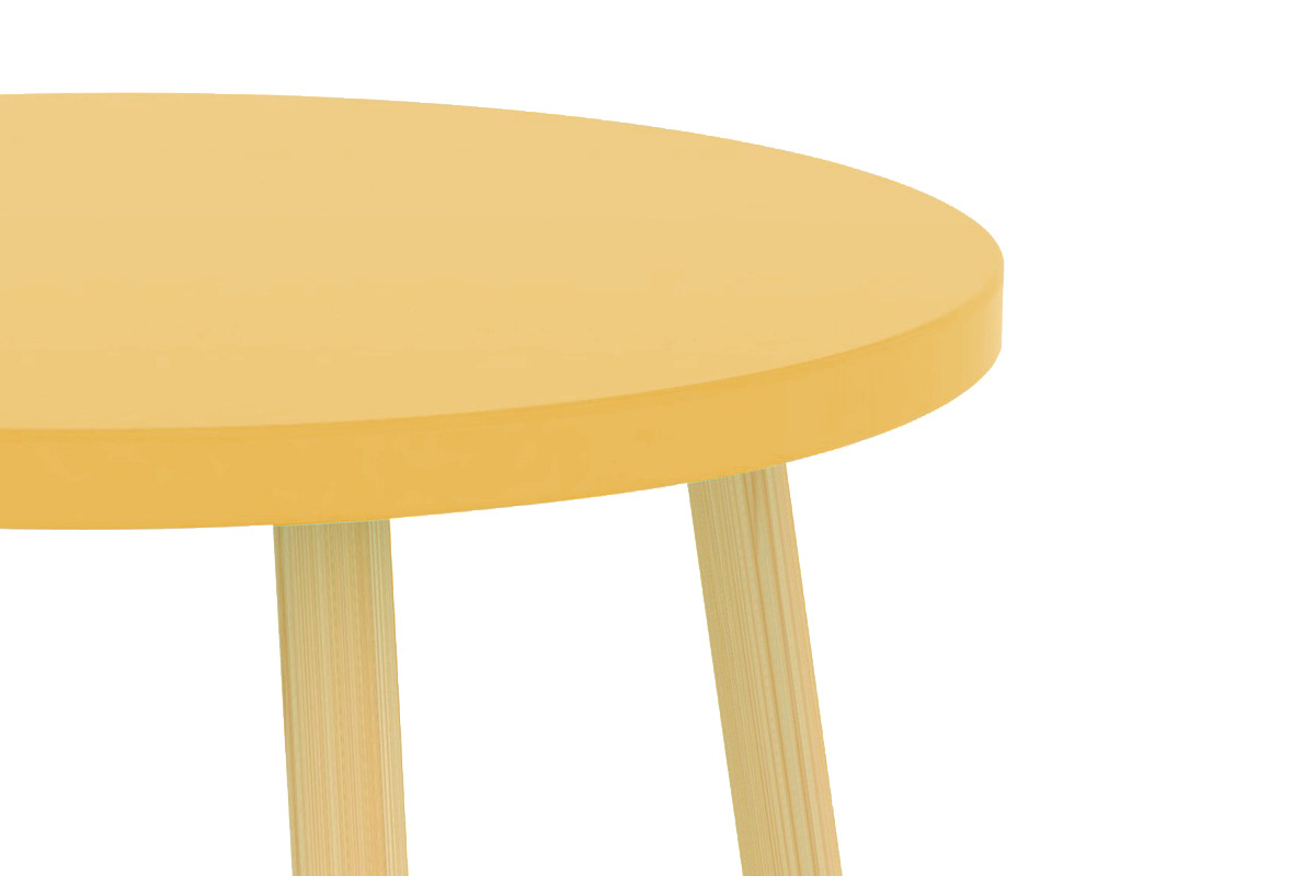 Table de jeu enfant jaune LUDIK