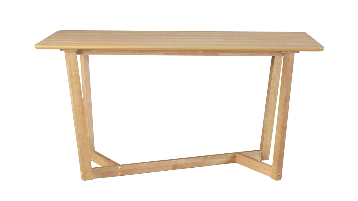 Table design rectangulaire en bois clair L150 cm KOUK