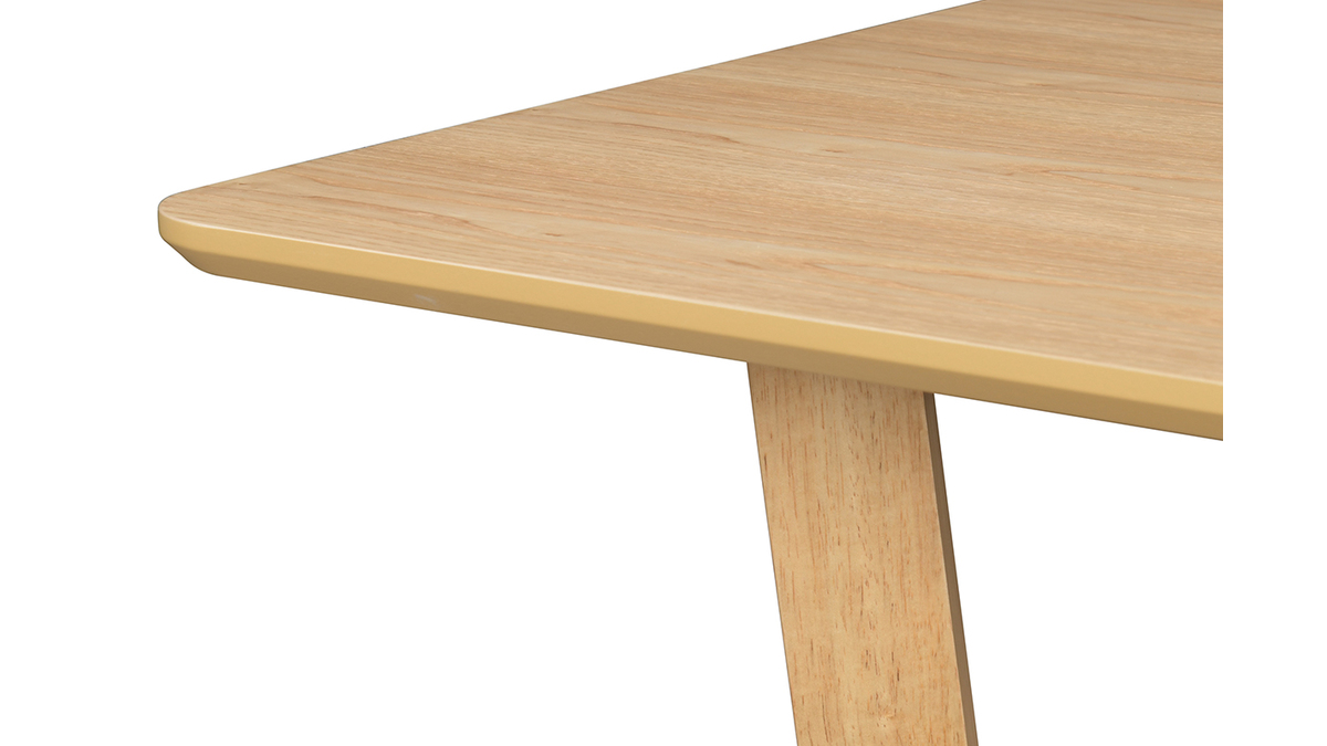 Table design rectangulaire en bois clair L150 cm KOUK