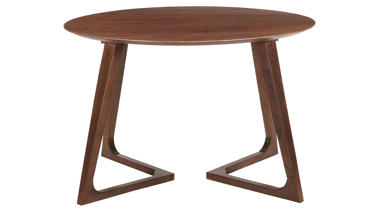 Table ronde en bois : table à manger, table basse, d'appoint by