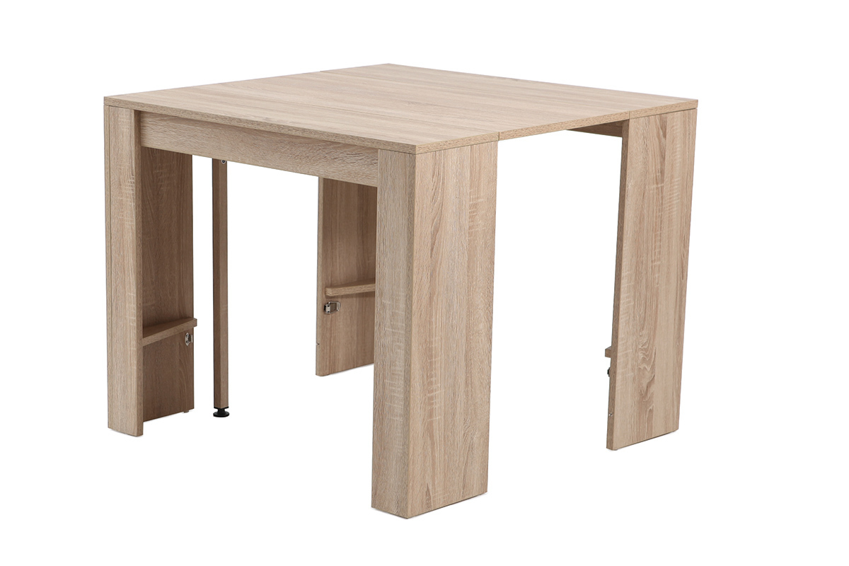 Table extensible-console design ch�ne CALEB