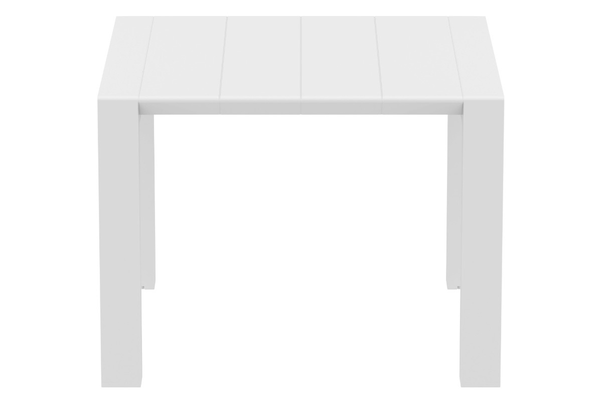Table extensible d'ext�rieur blanche L100-140 cm PRIMAVERA