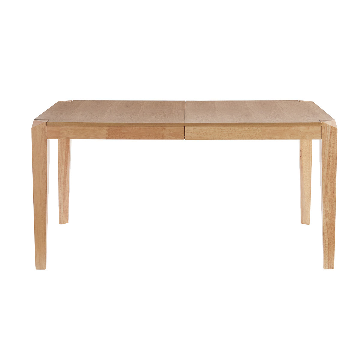 Table extensible rallonges intégrées rectangulaire en bois clair L150-180 cm BOLLY Table extensible rallonges intégrées rectangulaire en bois clair L150-180 cm BOLLY