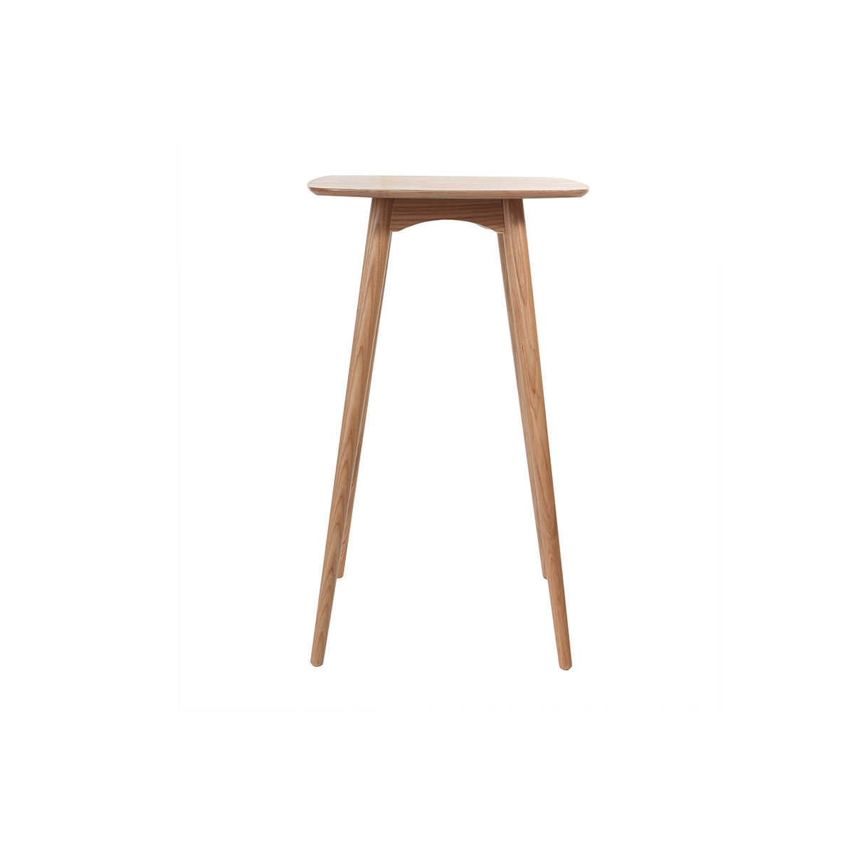 Table haute carrée frêne scandinave L60 cm BALTIK Table haute carrée frêne scandinave L60 cm BALTIK