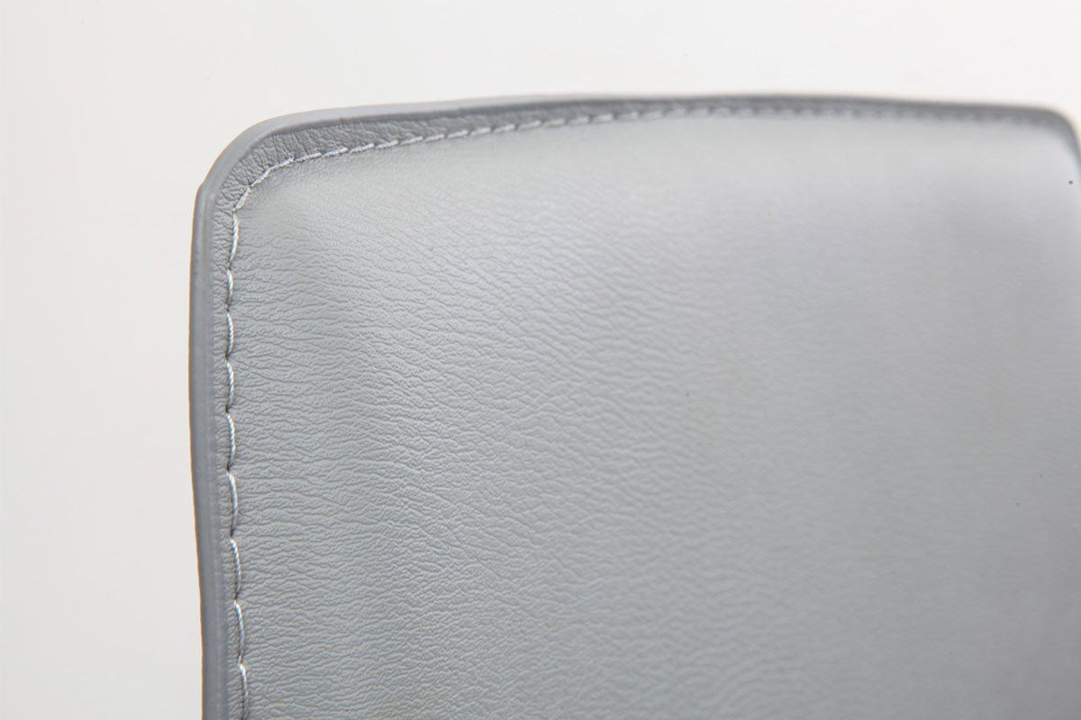 Tabouret de bar / cuisine gris moderne SURF ALTO (lot de 2)