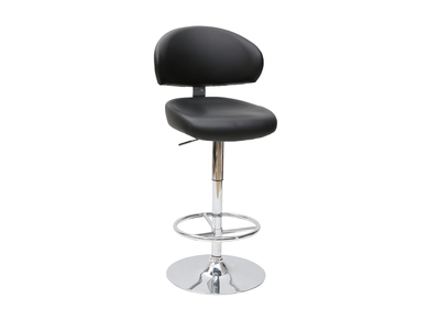 Tabouret de bar / cuisine noir contemporain NEPTUNE