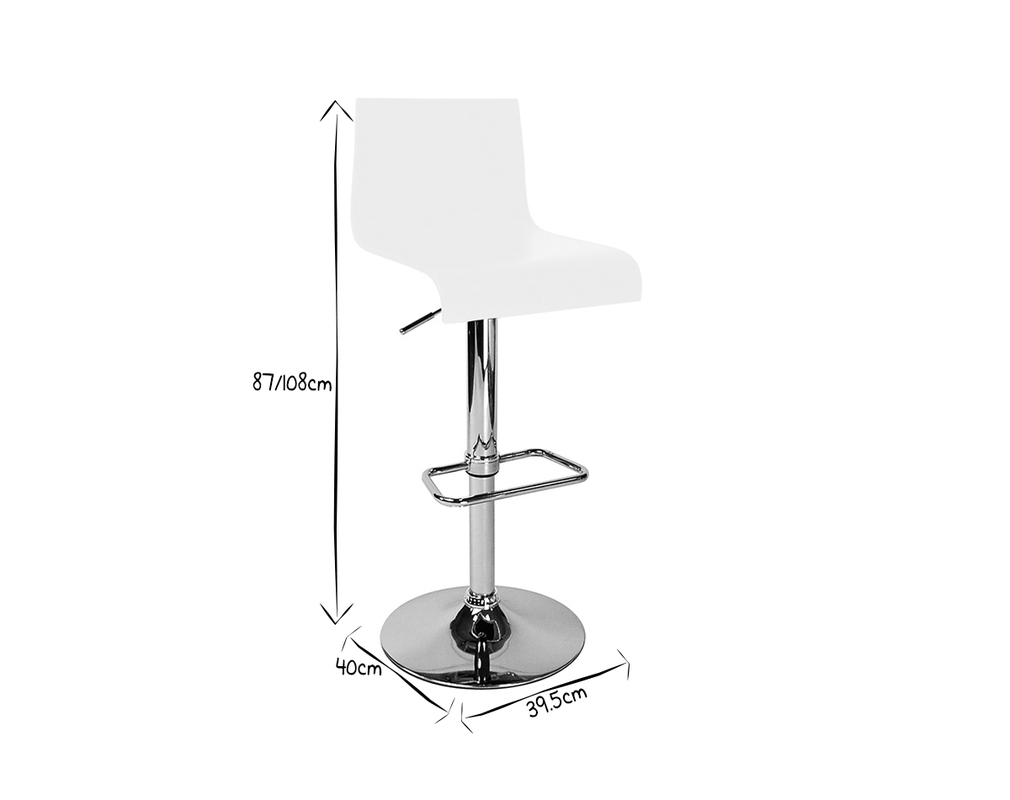 Tabouret De Bar Cuisine Noir Moderne Newsurf Lot De 2 Miliboo