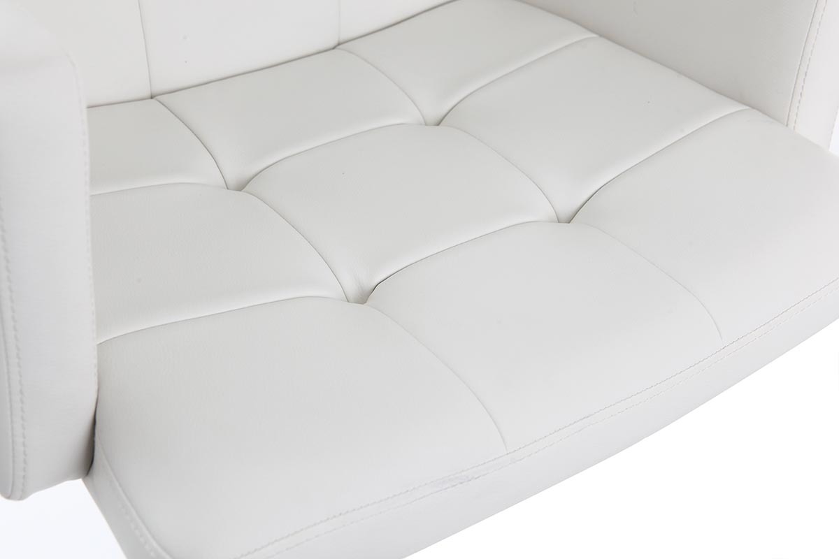 Tabouret de bar design blanc BLAKE