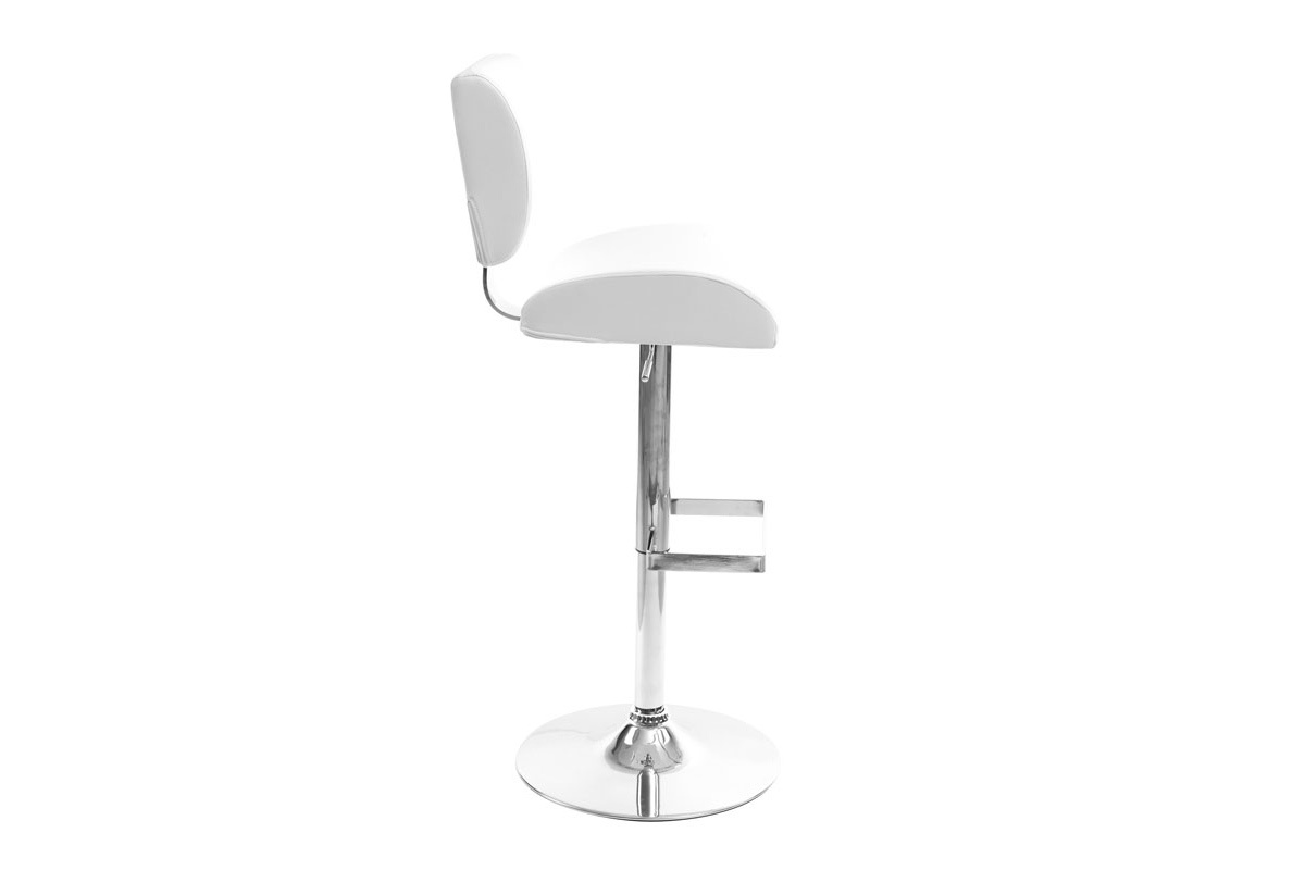 Tabouret de bar design blanc CERES