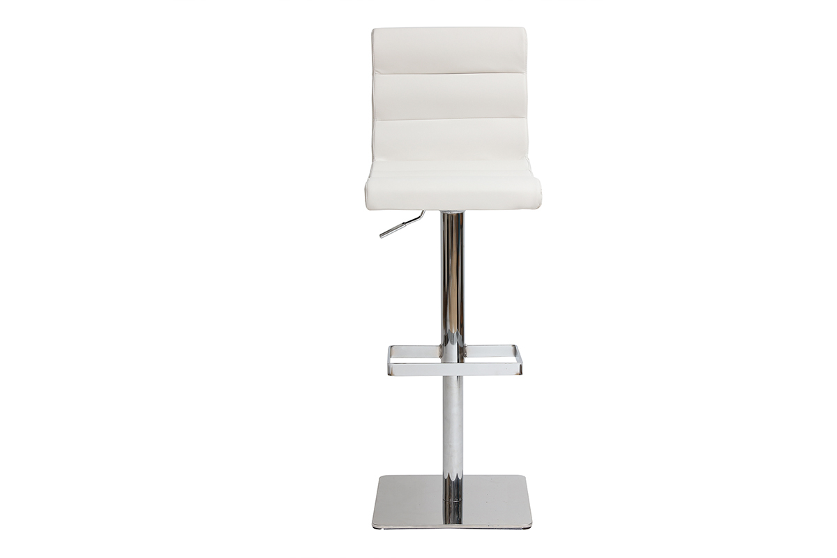Tabouret de bar design blanc COLOMBUS