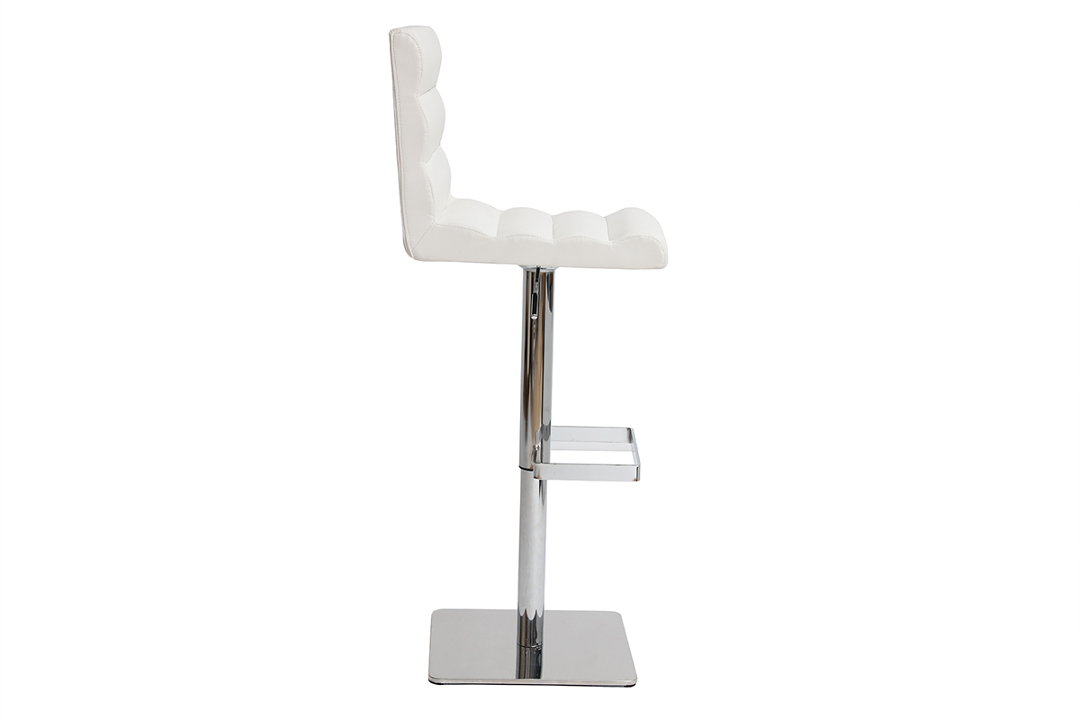 Tabouret de bar design blanc COLOMBUS
