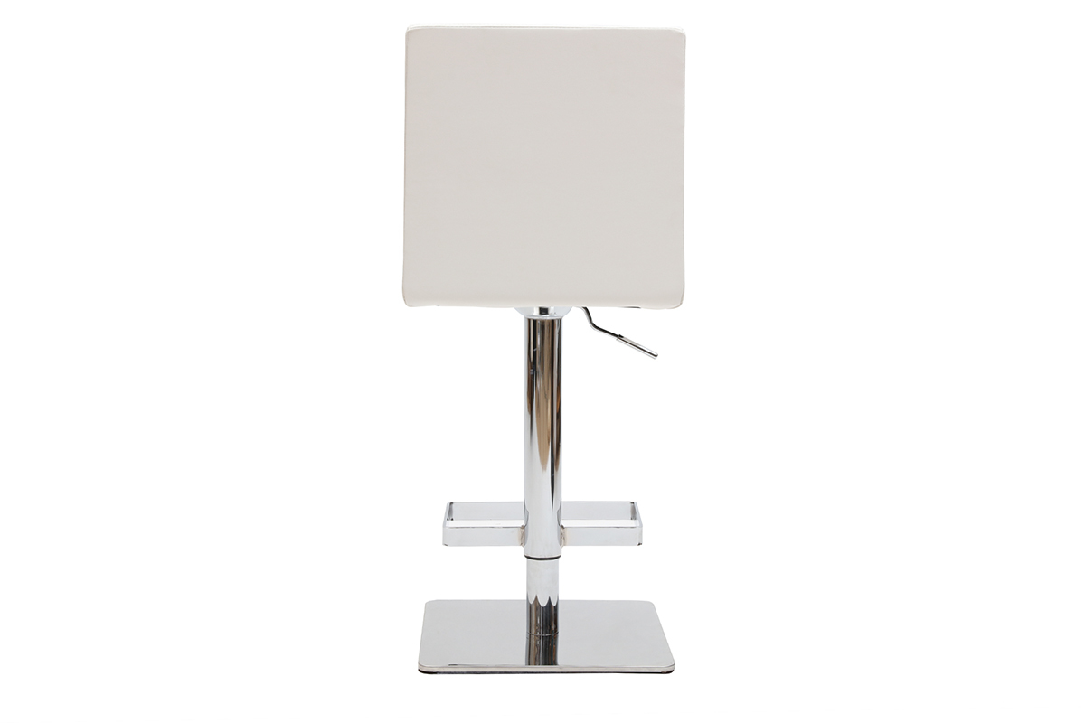 Tabouret de bar design blanc COLOMBUS