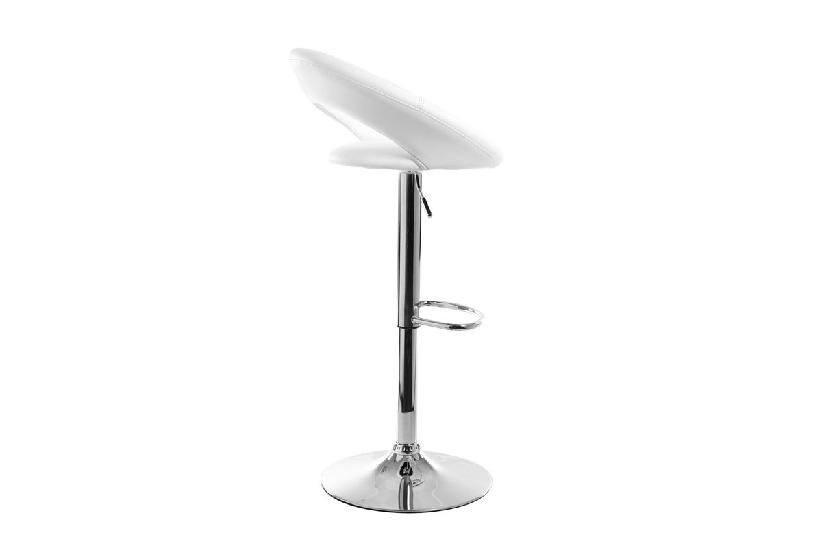 Tabouret de bar design blanc NEWTON