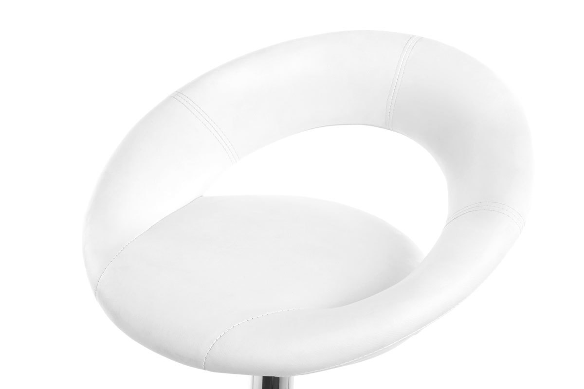 Tabouret de bar design blanc NEWTON