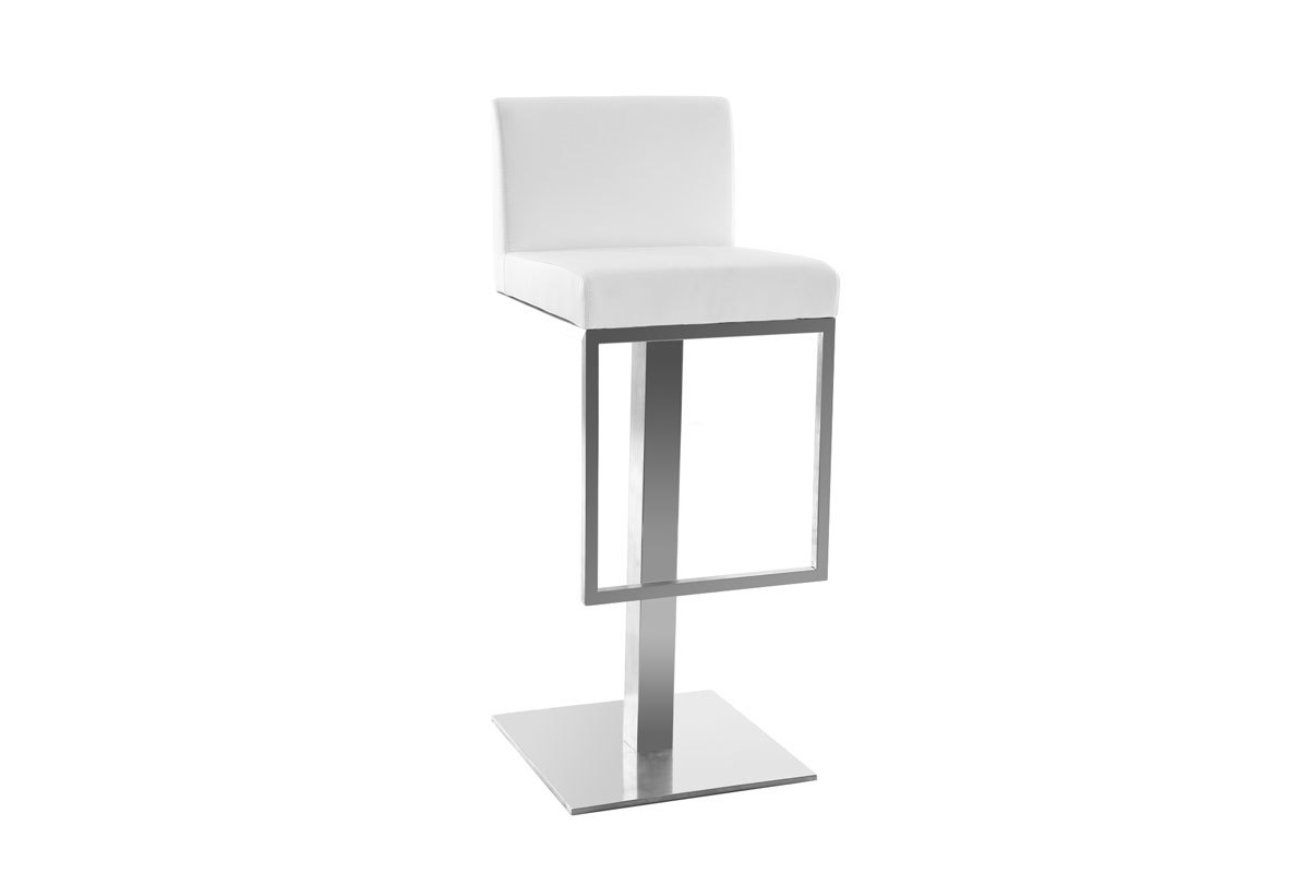 Tabouret de bar design blanc OMEGA