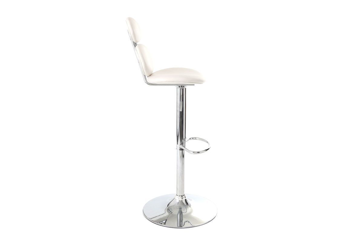 Tabouret de bar design blanc STONE