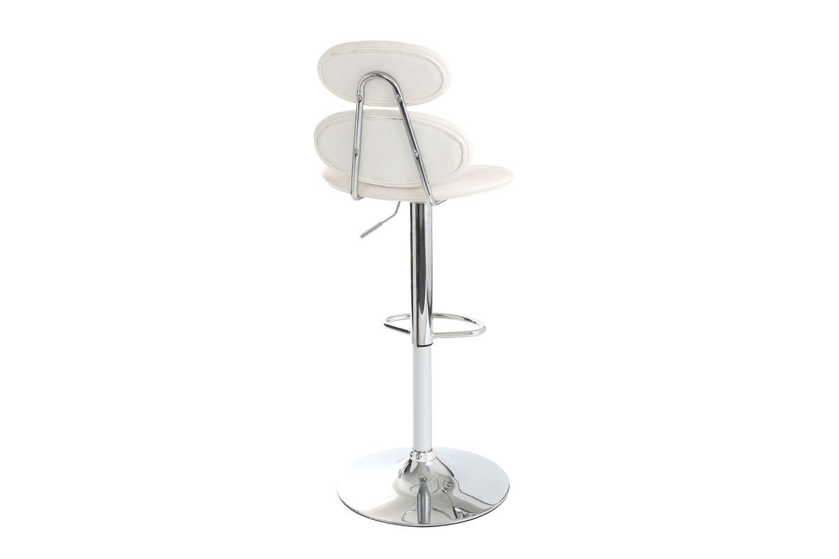 Tabouret de bar design blanc STONE