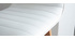 Tabouret de bar design bois et blanc 65 cm (lot de 2) EMMA