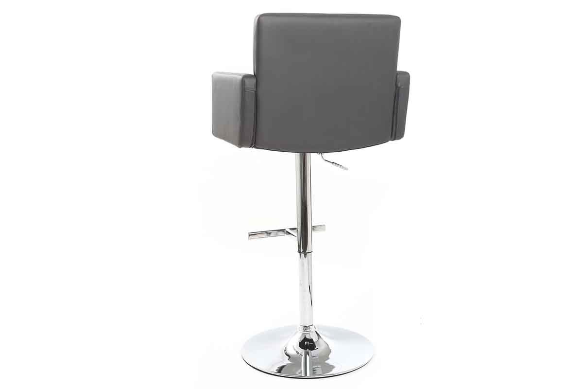 Tabouret de bar design gris BLAKE