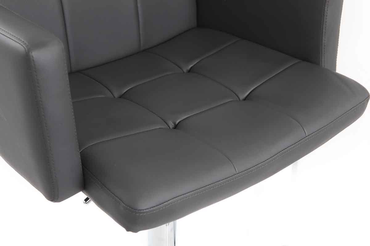 Tabouret de bar design gris BLAKE