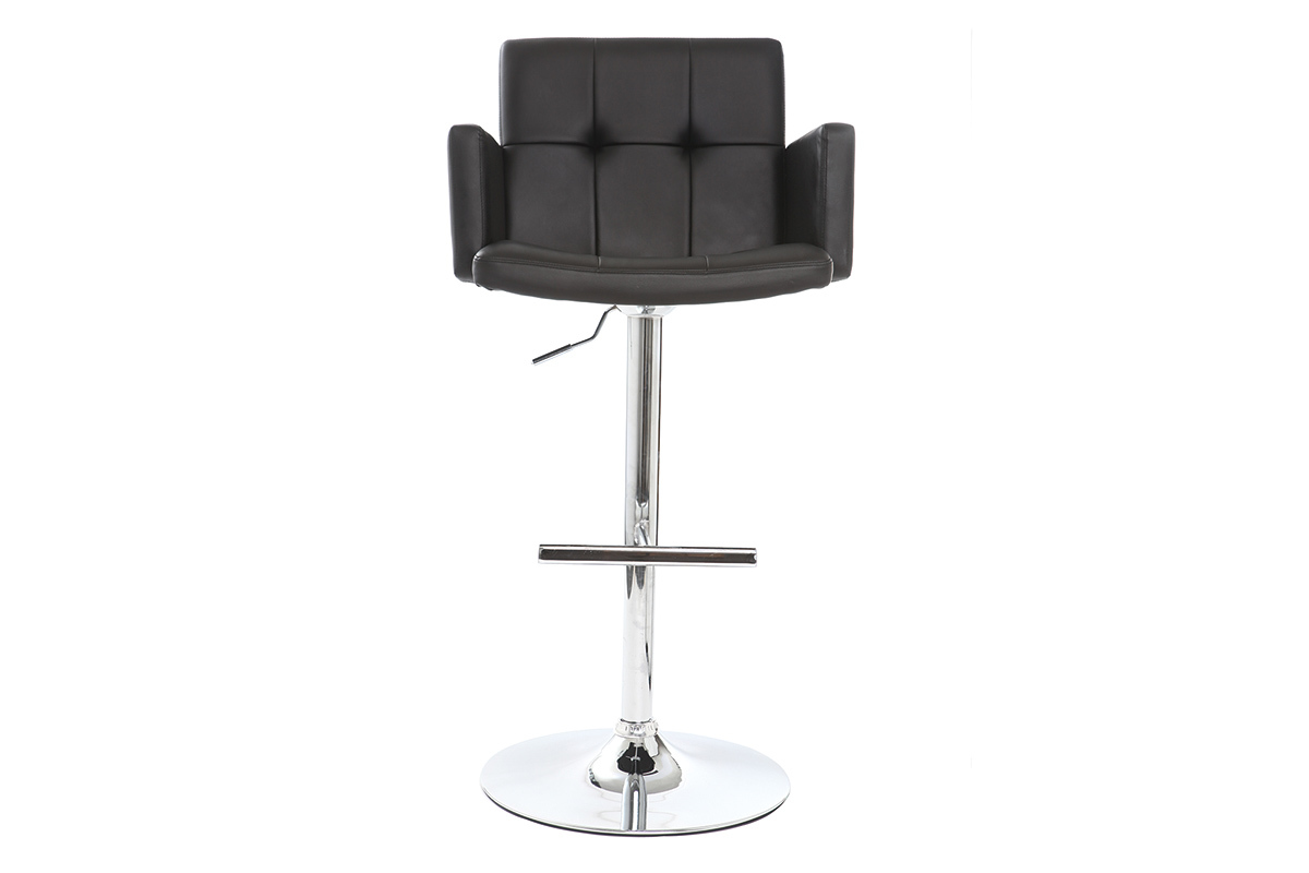Tabouret de bar design noir BLAKE